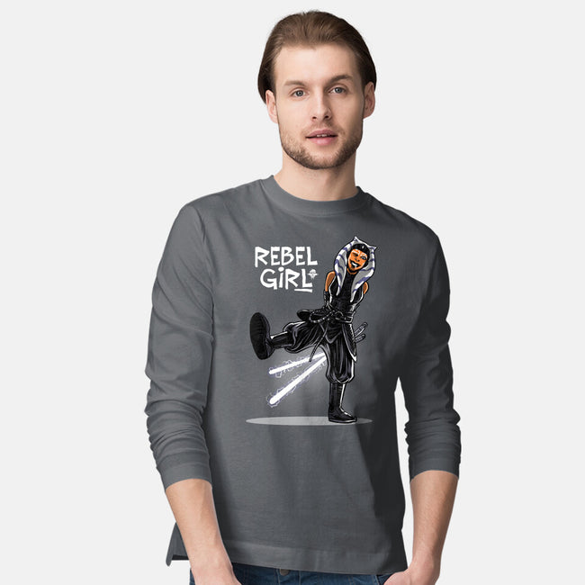 Rebel Girl-Mens-Long Sleeved-Tee-zascanauta