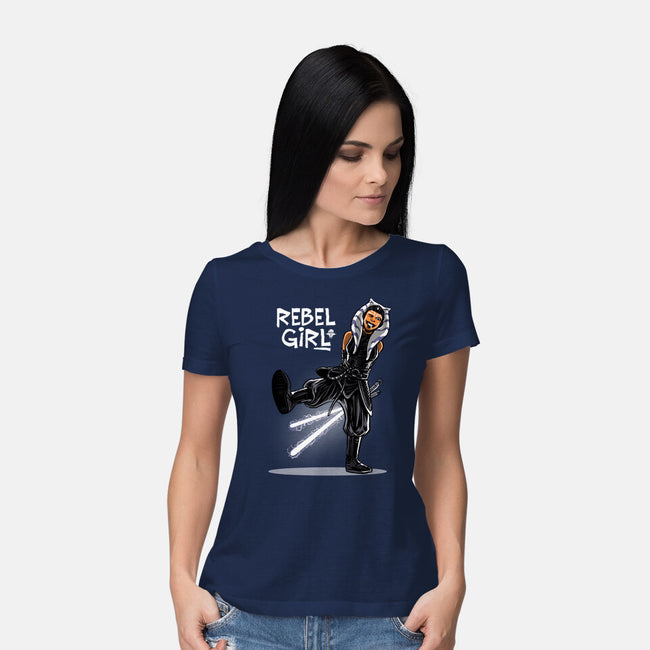 Rebel Girl-Womens-Basic-Tee-zascanauta