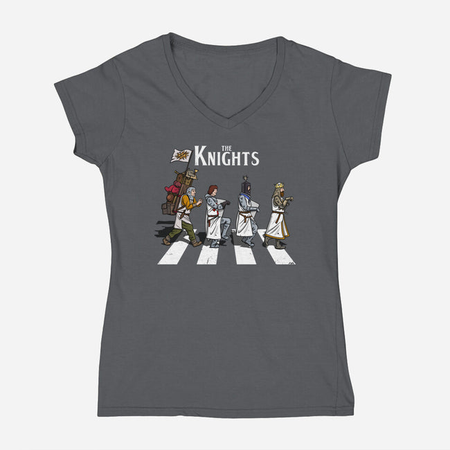 The Knights-Womens-V-Neck-Tee-drbutler