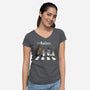 The Knights-Womens-V-Neck-Tee-drbutler