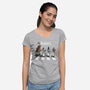 The Knights-Womens-V-Neck-Tee-drbutler