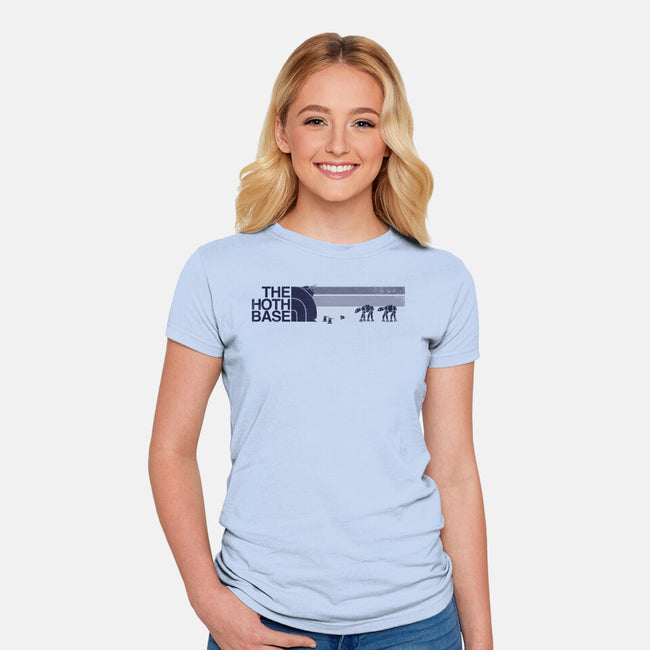 The Hoth Base-Womens-Fitted-Tee-kg07