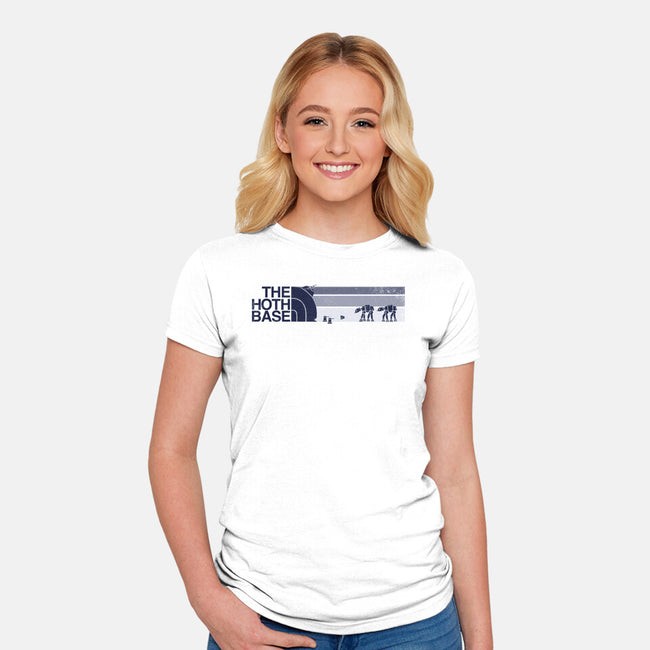 The Hoth Base-Womens-Fitted-Tee-kg07