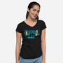 Explosion-Womens-V-Neck-Tee-dalethesk8er