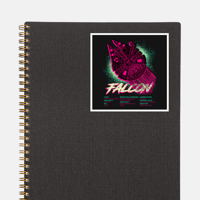 Falcon Technical Specs-None-Glossy-Sticker-Tronyx79