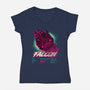 Falcon Technical Specs-Womens-V-Neck-Tee-Tronyx79