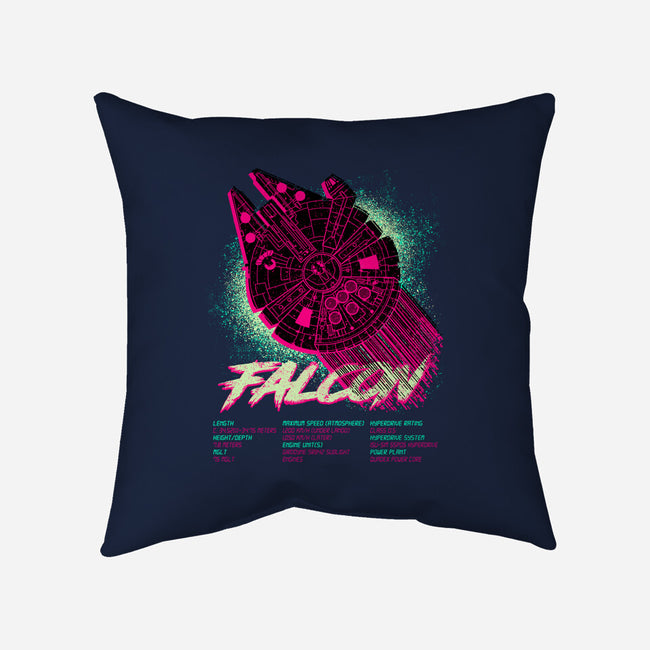 Falcon Technical Specs-None-Removable Cover-Throw Pillow-Tronyx79