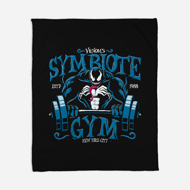 Symbiote V Gym-None-Fleece-Blanket-teesgeex