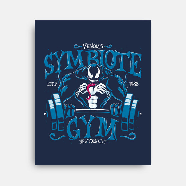 Symbiote V Gym-None-Stretched-Canvas-teesgeex
