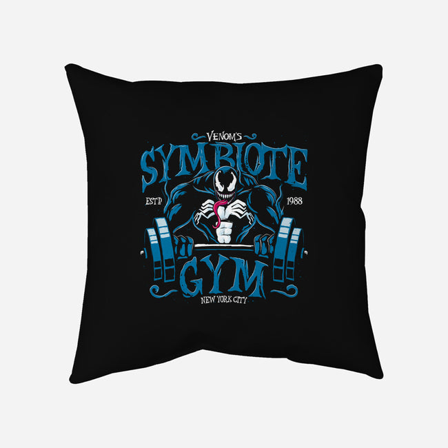 Symbiote V Gym-None-Removable Cover-Throw Pillow-teesgeex