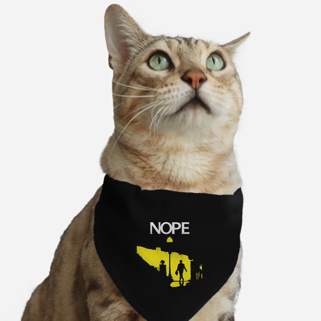 Possessed Nope-Cat-Adjustable-Pet Collar-rocketman_art