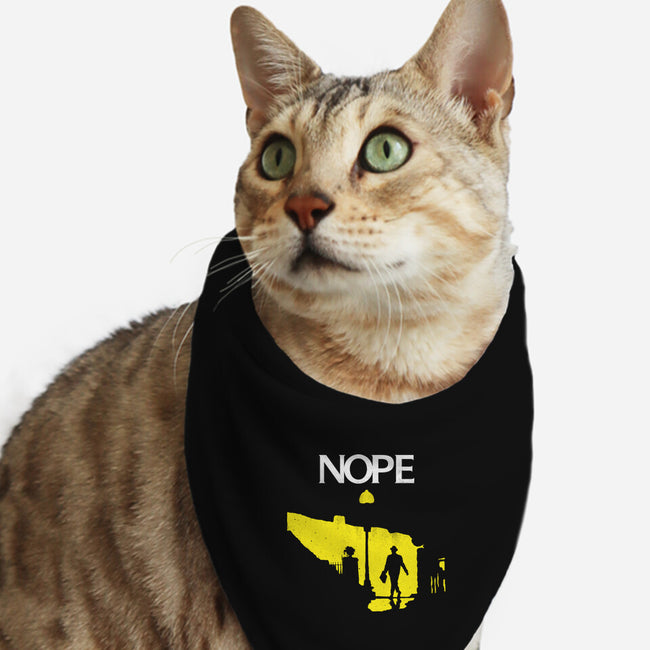 Possessed Nope-Cat-Bandana-Pet Collar-rocketman_art