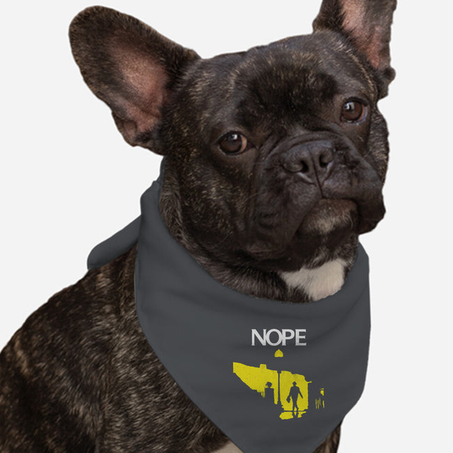 Possessed Nope-Dog-Bandana-Pet Collar-rocketman_art