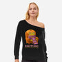 Do Not Destroy Anything-Womens-Off Shoulder-Sweatshirt-ricolaa