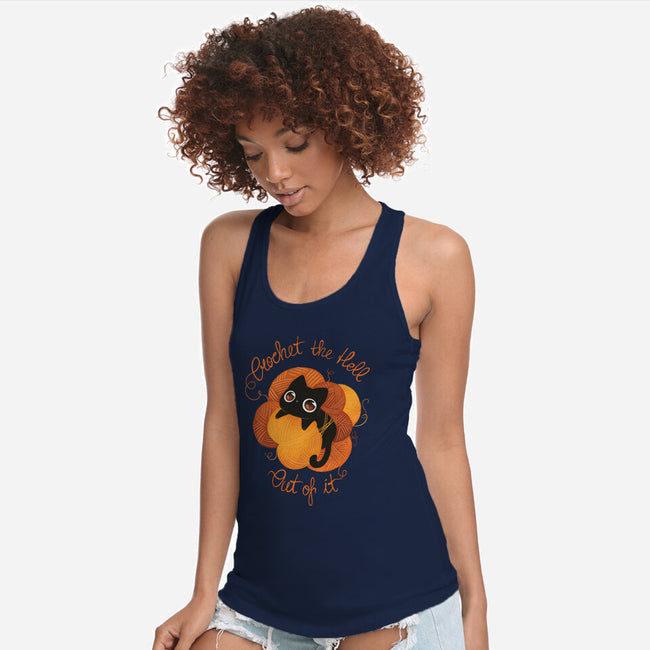 Crochet The Hell Out Of It-Womens-Racerback-Tank-ricolaa