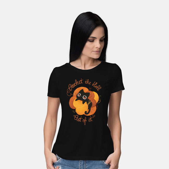 Crochet The Hell Out Of It-Womens-Basic-Tee-ricolaa