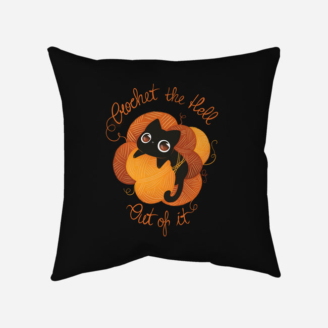 Crochet The Hell Out Of It-None-Removable Cover w Insert-Throw Pillow-ricolaa