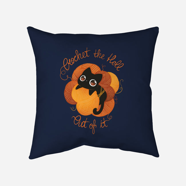 Crochet The Hell Out Of It-None-Removable Cover w Insert-Throw Pillow-ricolaa