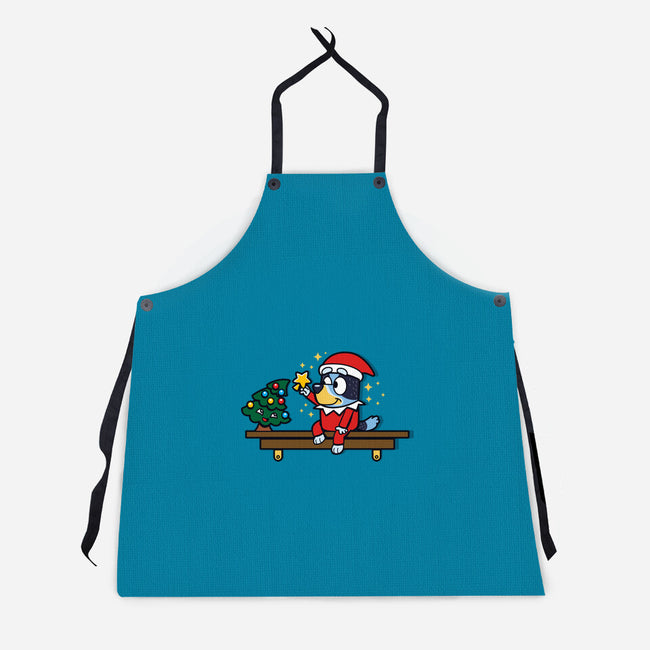 Heeler On The Shelf-Unisex-Kitchen-Apron-Boggs Nicolas