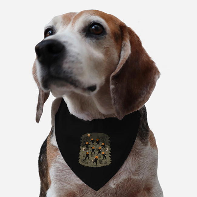 Graveyard Dance-Dog-Adjustable-Pet Collar-pigboom