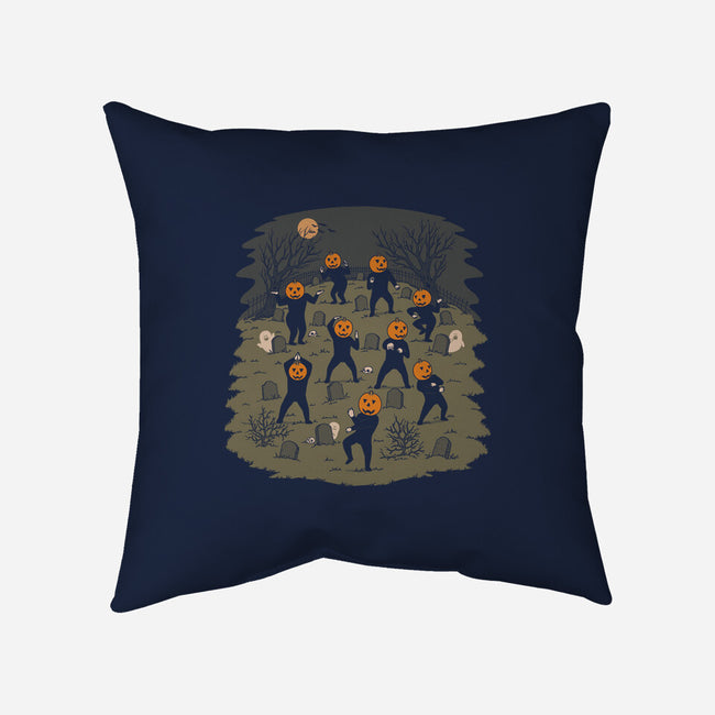 Graveyard Dance-None-Removable Cover-Throw Pillow-pigboom