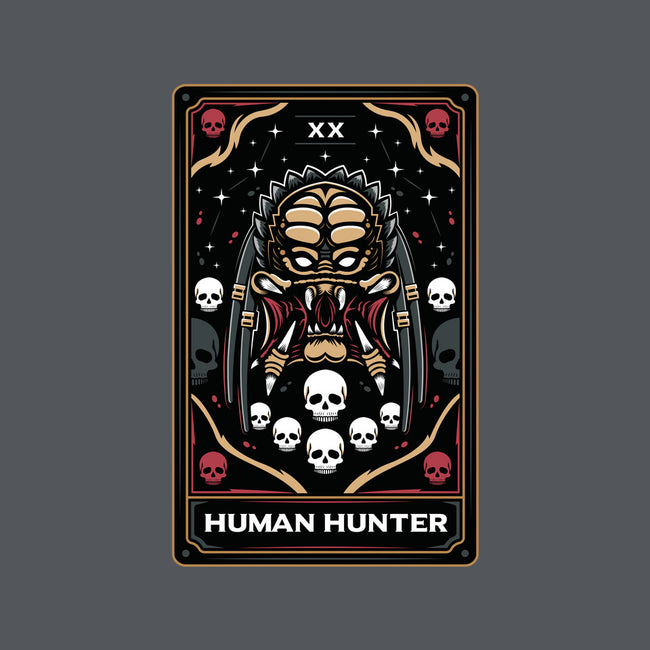 Human Hunter Tarot Card-None-Removable Cover-Throw Pillow-Logozaste