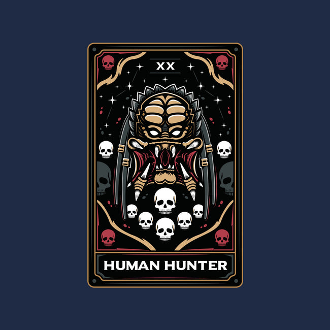 Human Hunter Tarot Card-Womens-Fitted-Tee-Logozaste