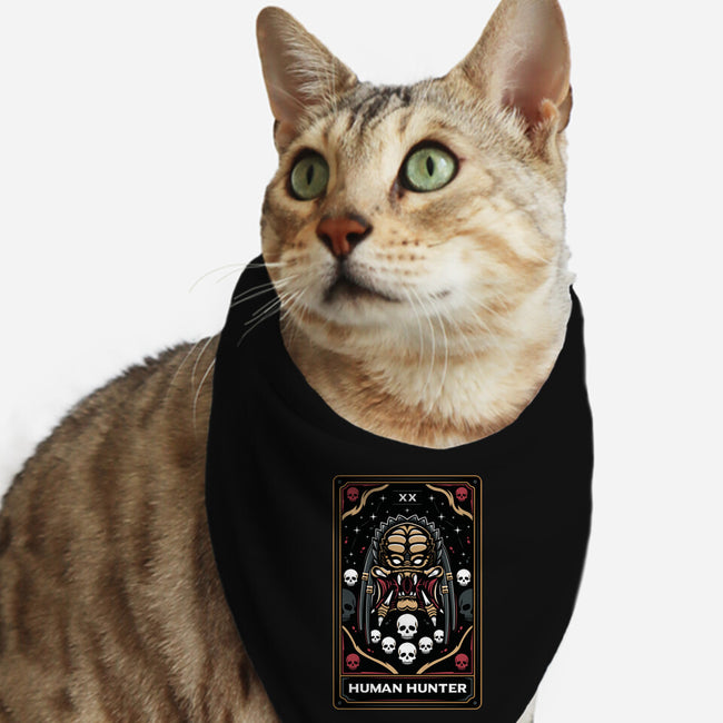 Human Hunter Tarot Card-Cat-Bandana-Pet Collar-Logozaste