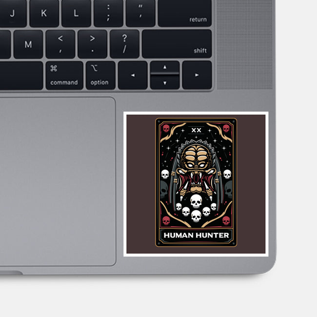 Human Hunter Tarot Card-None-Glossy-Sticker-Logozaste