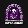 Working From Catacomb-Womens-Fitted-Tee-Aarons Art Room