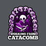 Working From Catacomb-Womens-Fitted-Tee-Aarons Art Room