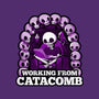 Working From Catacomb-Womens-Fitted-Tee-Aarons Art Room