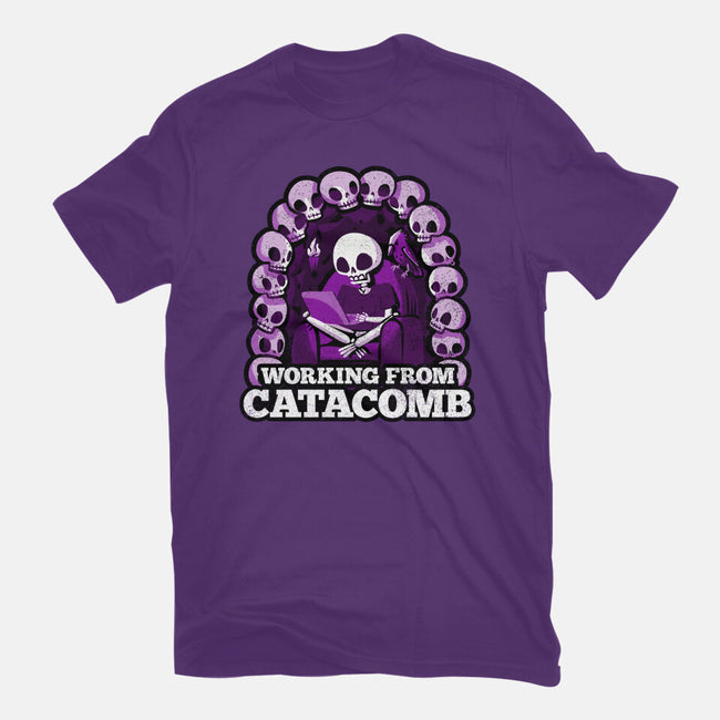 Working From Catacomb-Youth-Basic-Tee-Aarons Art Room