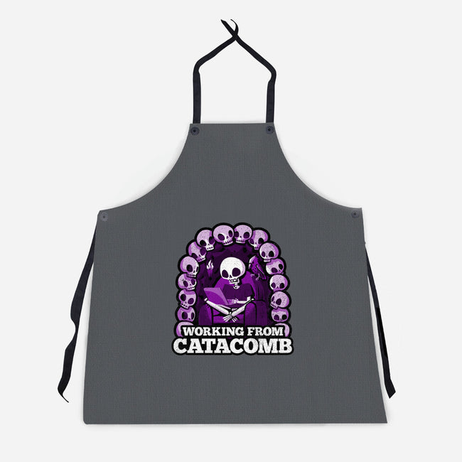 Working From Catacomb-Unisex-Kitchen-Apron-Aarons Art Room