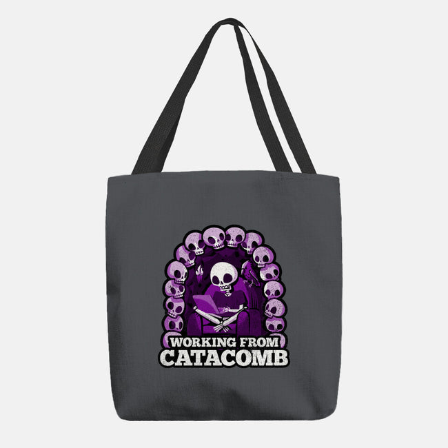 Working From Catacomb-None-Basic Tote-Bag-Aarons Art Room