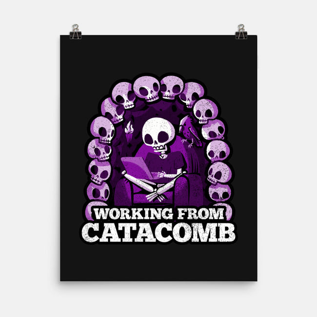 Working From Catacomb-None-Matte-Poster-Aarons Art Room