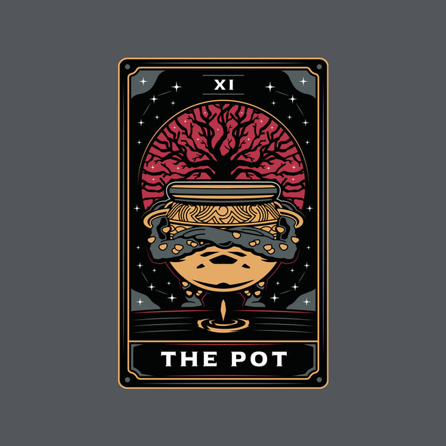 The Pot Tarot Card-None-Non-Removable Cover w Insert-Throw Pillow-Logozaste