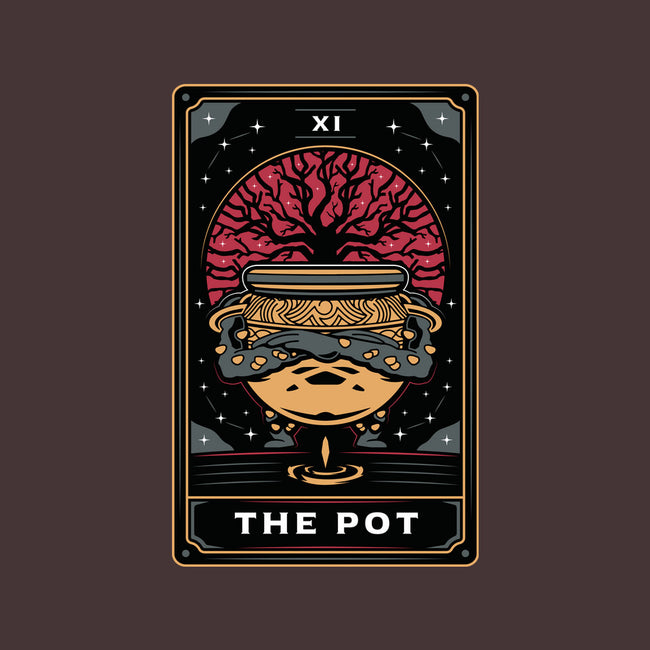 The Pot Tarot Card-None-Removable Cover w Insert-Throw Pillow-Logozaste