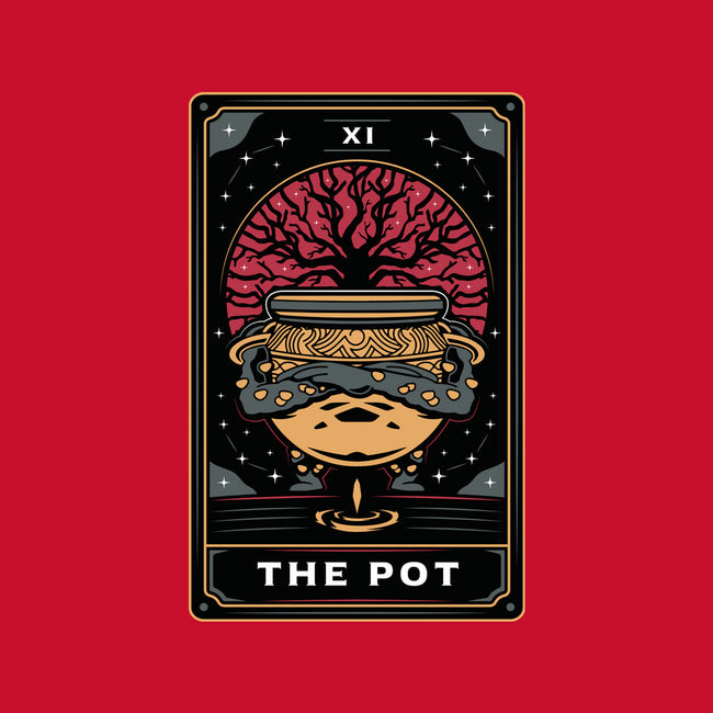 The Pot Tarot Card-None-Removable Cover w Insert-Throw Pillow-Logozaste