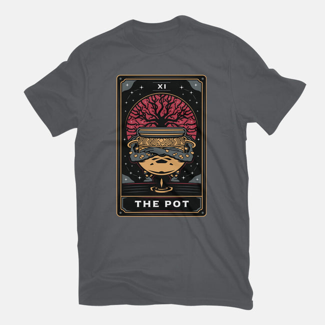 The Pot Tarot Card-Womens-Basic-Tee-Logozaste