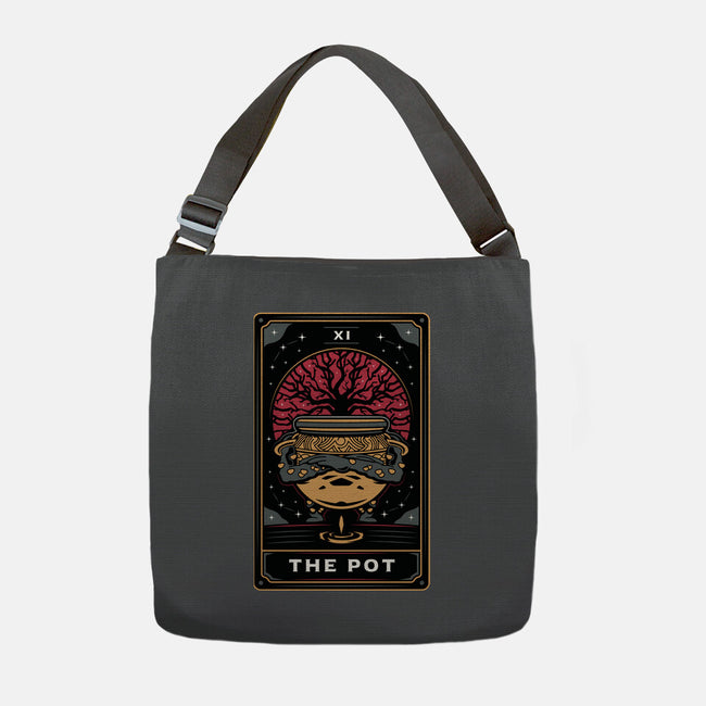 The Pot Tarot Card-None-Adjustable Tote-Bag-Logozaste