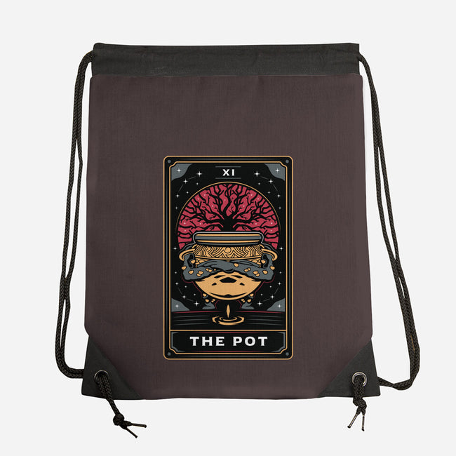 The Pot Tarot Card-None-Drawstring-Bag-Logozaste