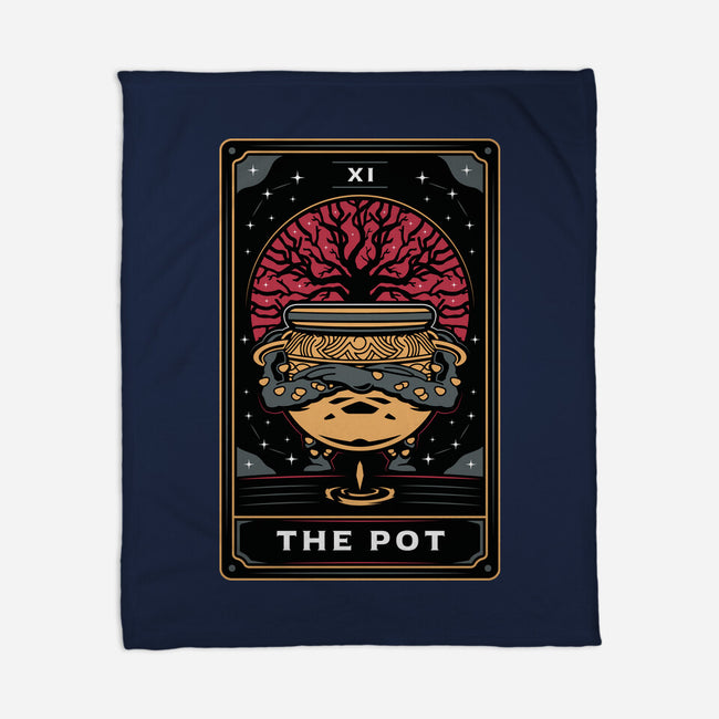 The Pot Tarot Card-None-Fleece-Blanket-Logozaste