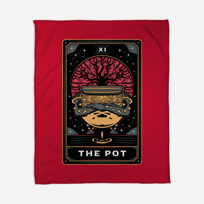 The Pot Tarot Card-None-Fleece-Blanket-Logozaste