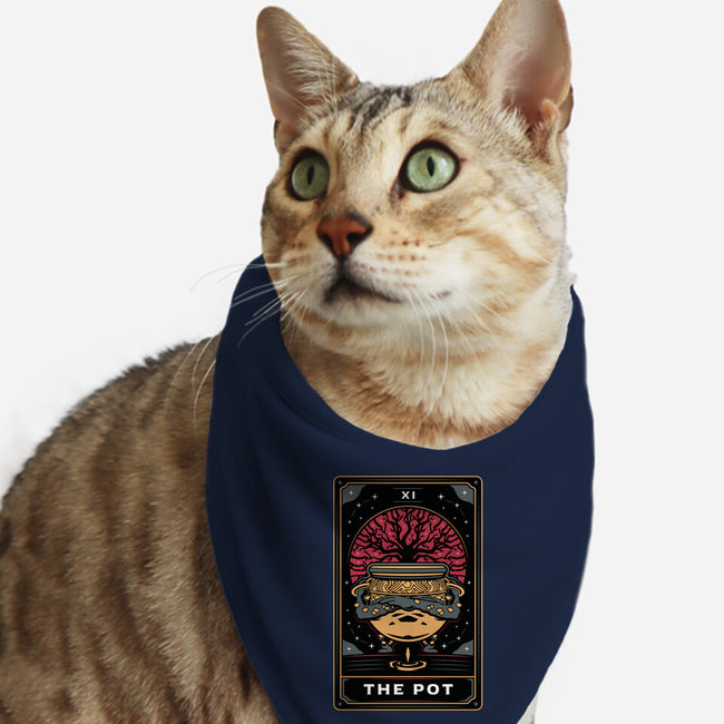 The Pot Tarot Card-Cat-Bandana-Pet Collar-Logozaste