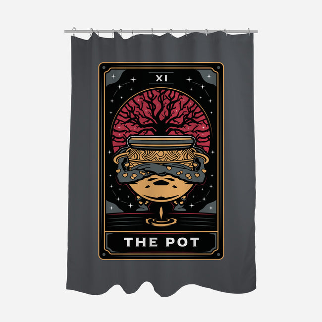 The Pot Tarot Card-None-Polyester-Shower Curtain-Logozaste