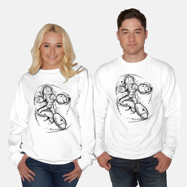 Mega Sketch-Unisex-Crew Neck-Sweatshirt-nickzzarto