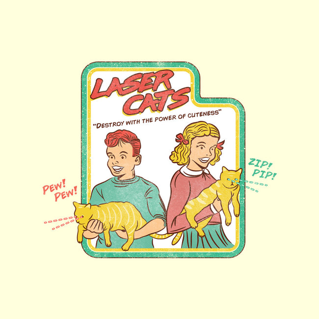 Laser Cats Destroy-None-Basic Tote-Bag-hbdesign