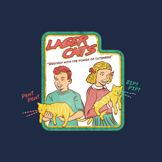 Laser Cats Destroy-Unisex-Basic-Tee-hbdesign