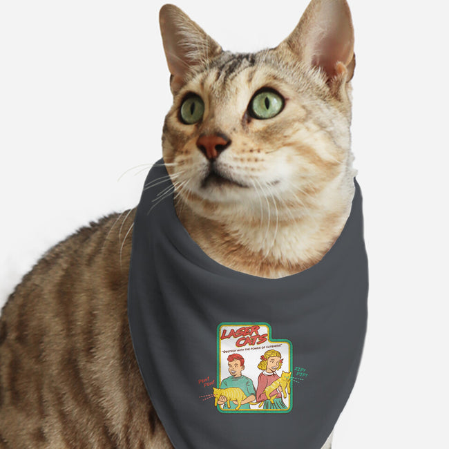 Laser Cats Destroy-Cat-Bandana-Pet Collar-hbdesign